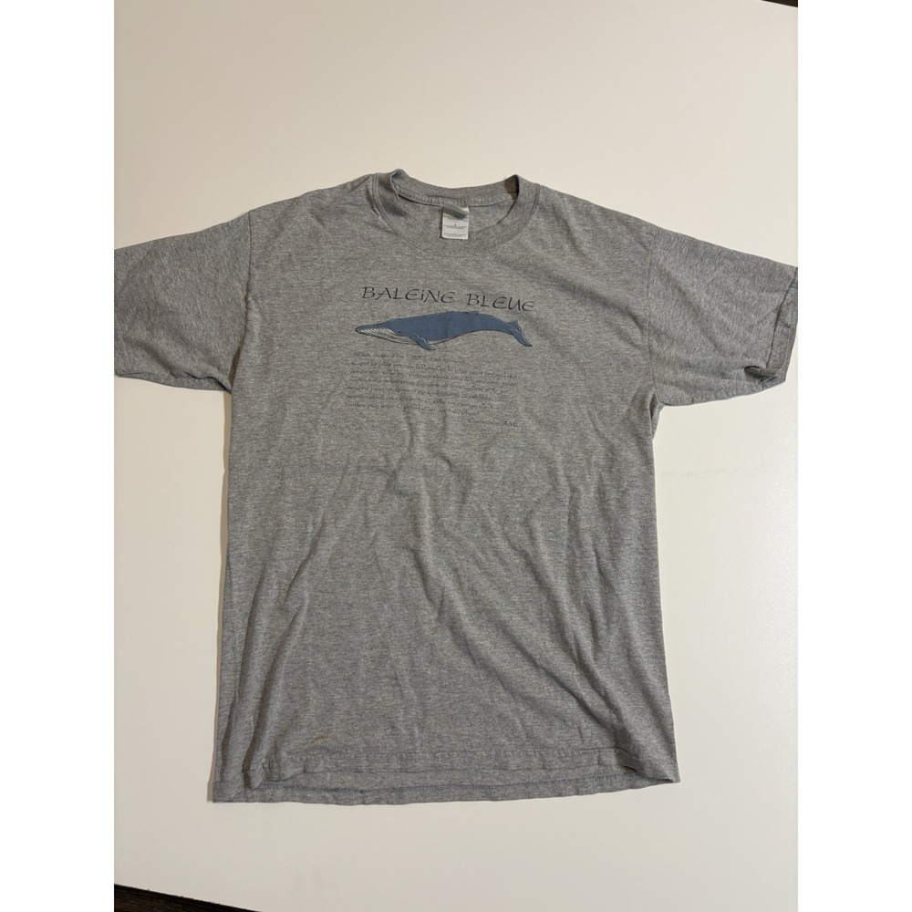VTG Baleine Bleue Whale Shirt SZ L